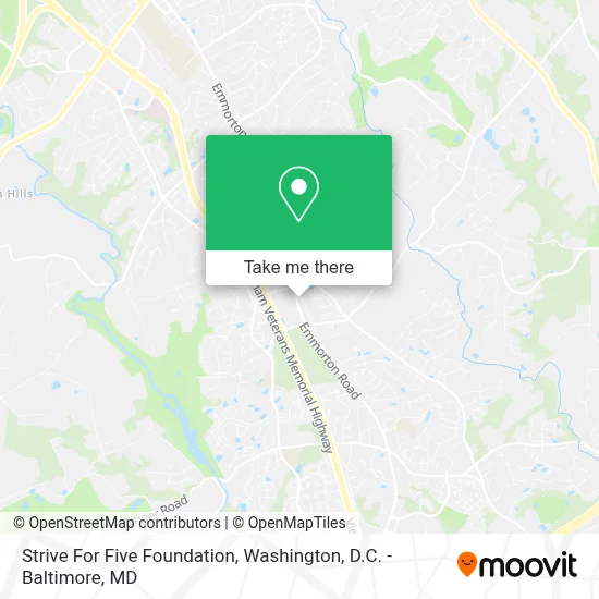 Strive For Five Foundation map