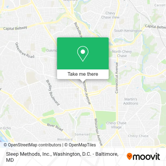 Sleep Methods, Inc. map
