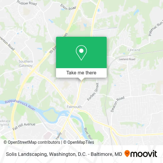 Solis Landscaping map