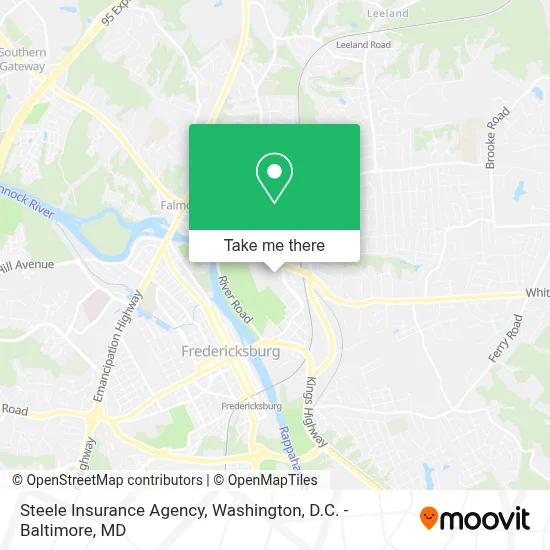 Steele Insurance Agency map
