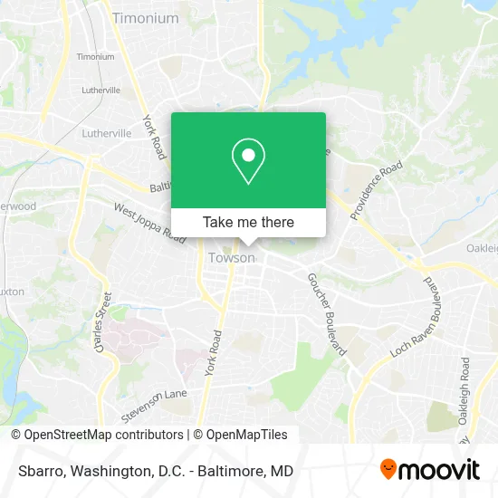 Sbarro map