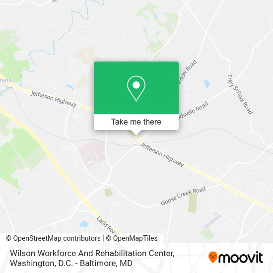 Wilson Workforce And Rehabilitation Center map