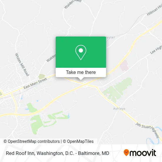 Red Roof Inn map