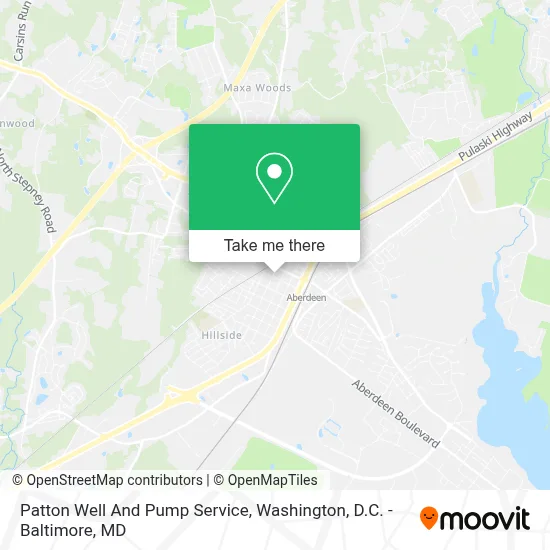 Patton Well And Pump Service map