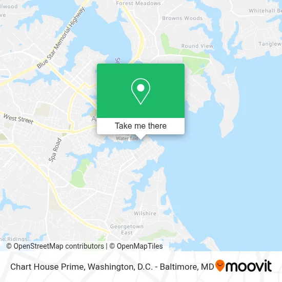 Chart House Prime map