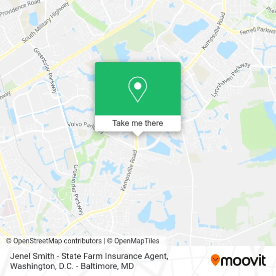 Jenel Smith - State Farm Insurance Agent map