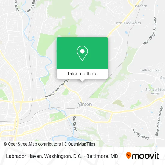 Labrador Haven map