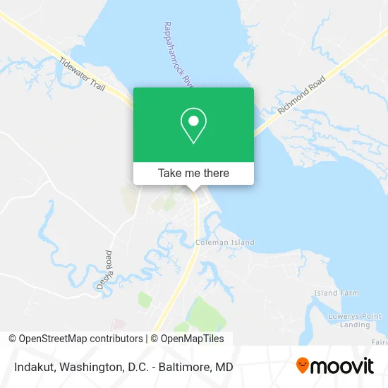 Indakut map