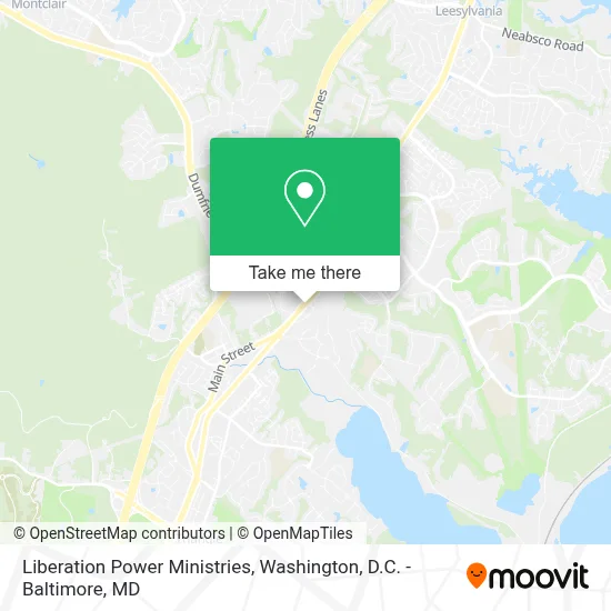 Liberation Power Ministries map