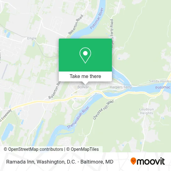 Ramada Inn map