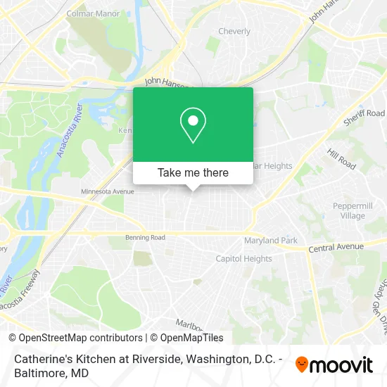 Catherine's Kitchen at Riverside map