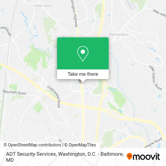 Adt Security Services map