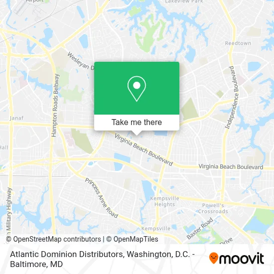 Atlantic Dominion Distributors map