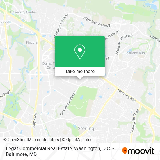 Legat Commercial Real Estate map