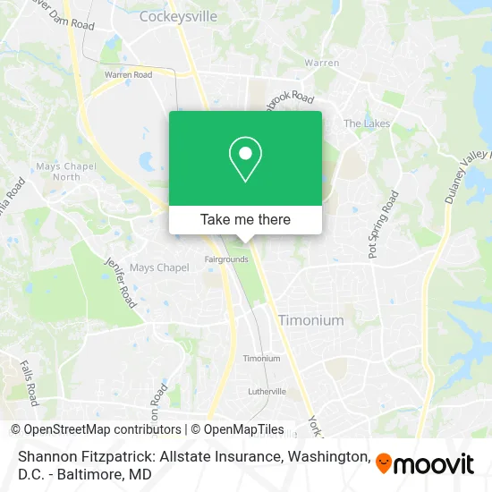 Shannon Fitzpatrick: Allstate Insurance map