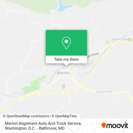 Marion Alignment Auto And Truck Service map