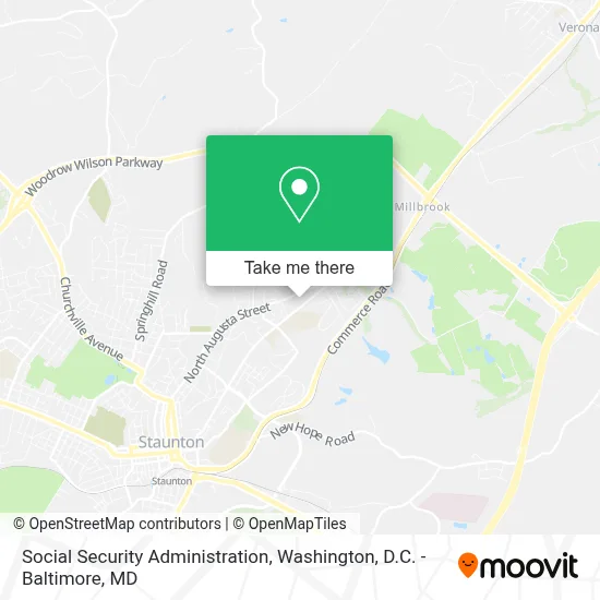 Social Security Administration map