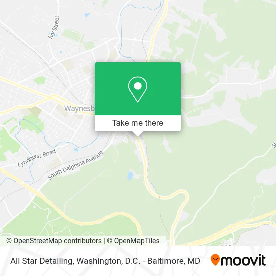 All Star Detailing map