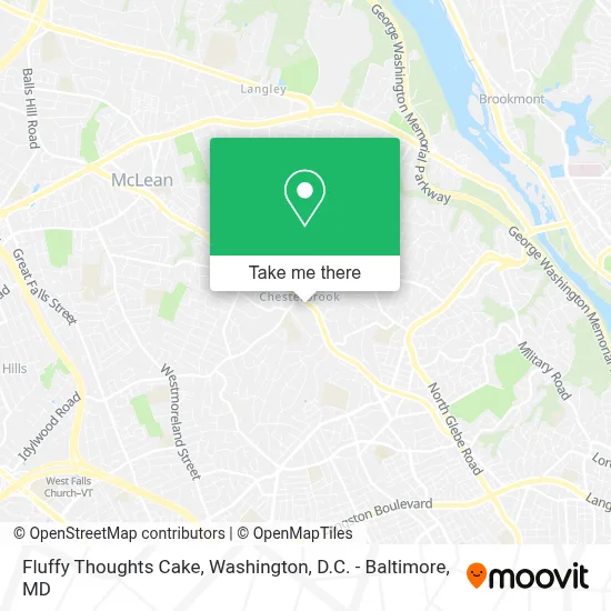 Fluffy Thoughts Cake map
