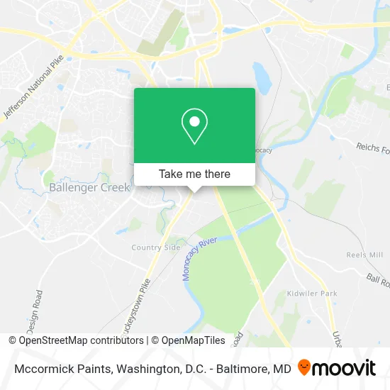 Mccormick Paints map