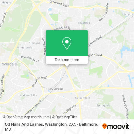 Qd Nails And Lashes map