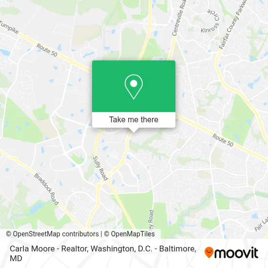 Carla Moore - Realtor map