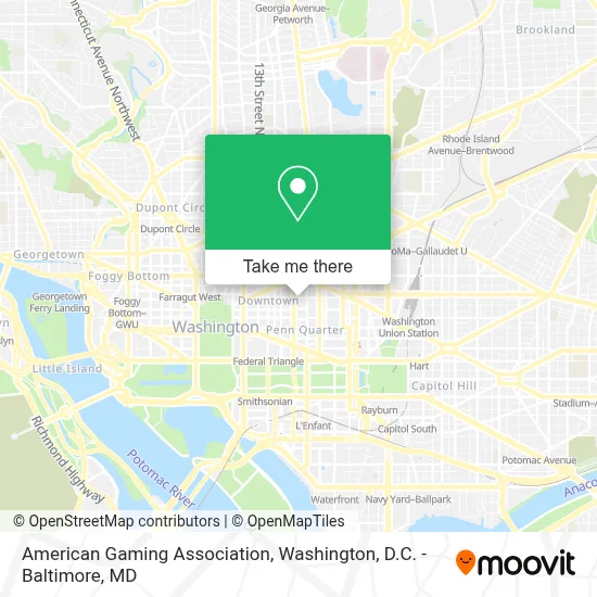 American Gaming Association map