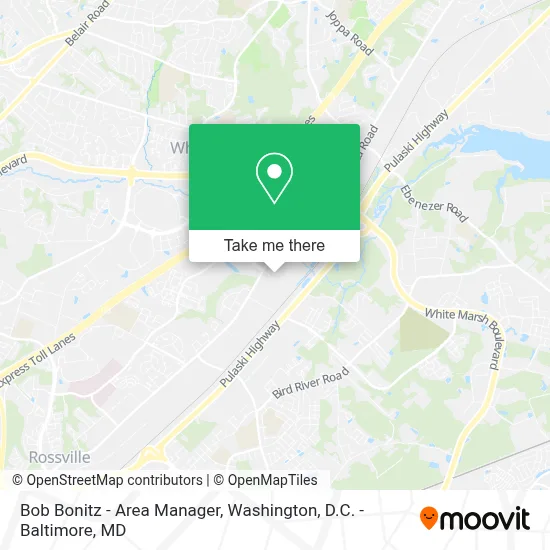 Bob Bonitz - Area Manager map