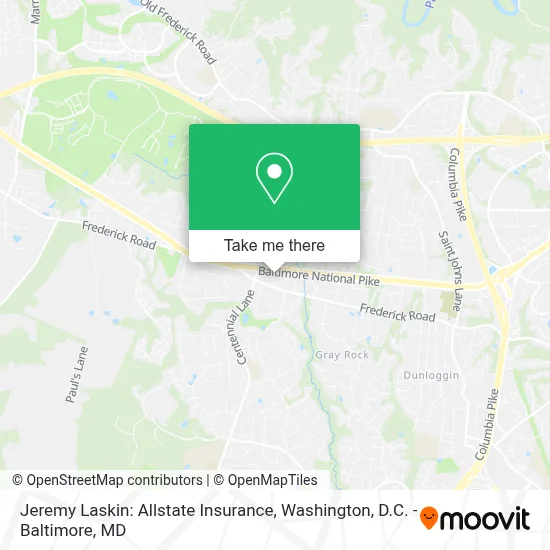 Jeremy Laskin: Allstate Insurance map