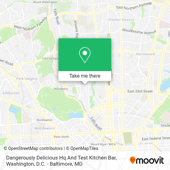 Dangerously Delicious Hq And Test Kitchen Bar map