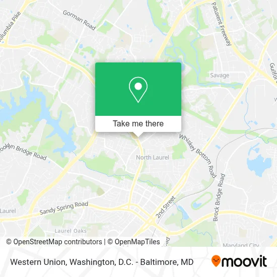 Western Union map