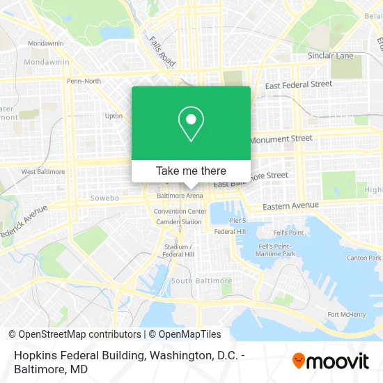 Hopkins Federal Building map