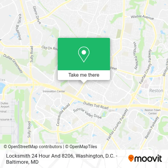 Locksmith 24 Hour And 8206 map