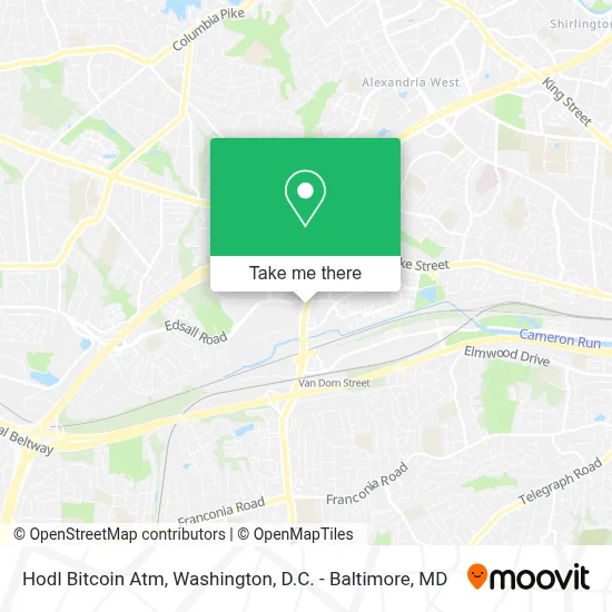 Hodl Bitcoin Atm map