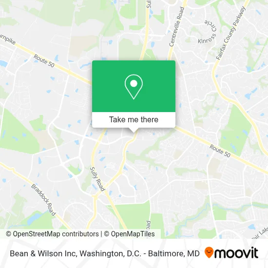Bean & Wilson Inc map