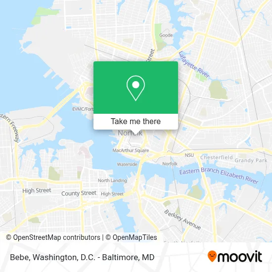 Bebe map