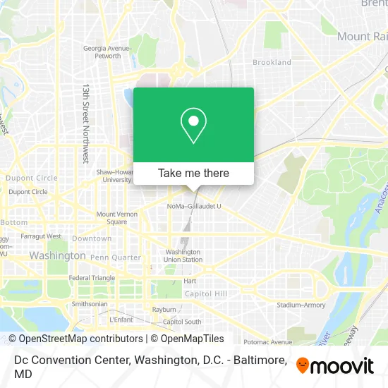 Dc Convention Center map