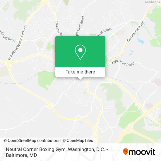 Neutral Corner Boxing Gym map