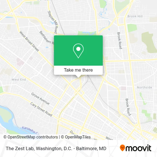 The Zest Lab map
