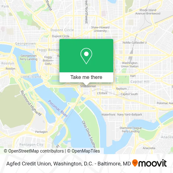 Agfed Credit Union map