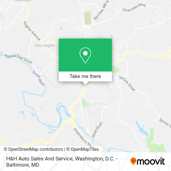 H&H Auto Sales And Service map
