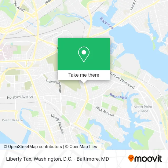 Liberty Tax map