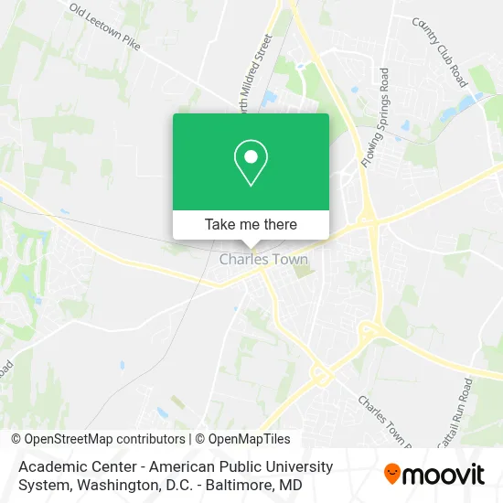 Academic Center - American Public University System map