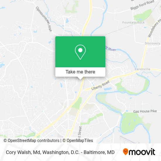 Cory Walsh, Md map