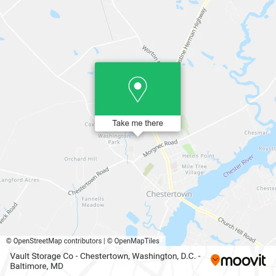 Vault Storage Co - Chestertown map