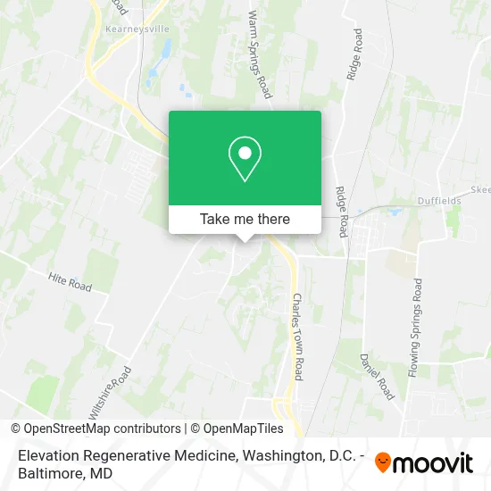 Elevation Regenerative Medicine map