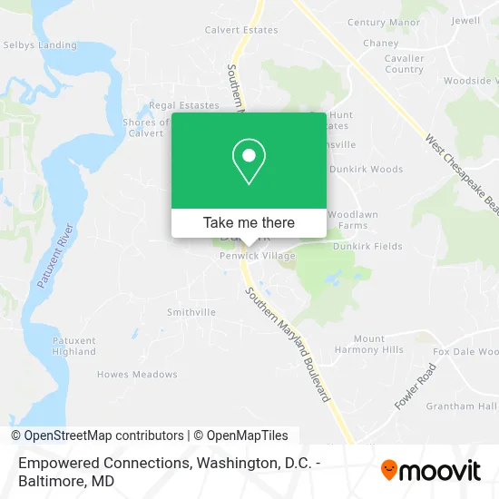 Empowered Connections map