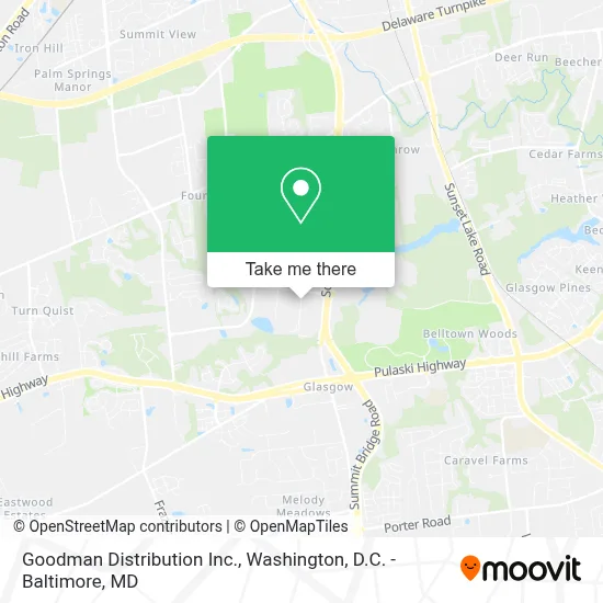 Goodman Distribution Inc. map