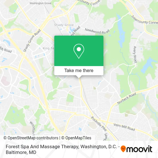 Forest Spa And Massage Therapy map