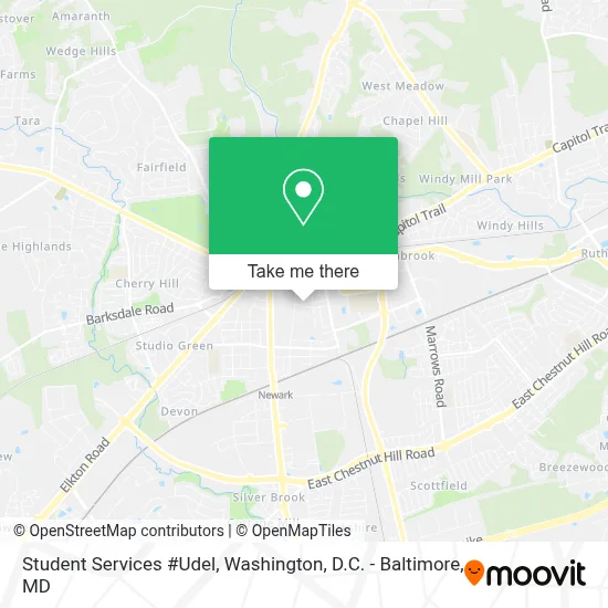 Student Services #Udel map